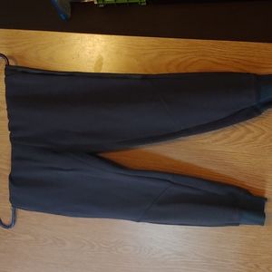 Black athletic joggers